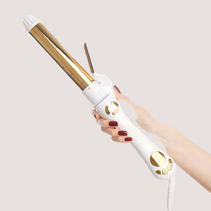 Pearl Gold Titanium Rotating Curler