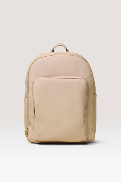 The Travel Backpack in Beige