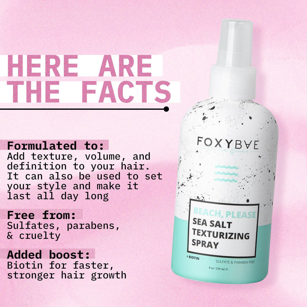 Beach, Please Sea Salt Texturizing Spray + Biotin