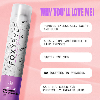 Turned Up Volumizing Dry Shampoo + Biotin