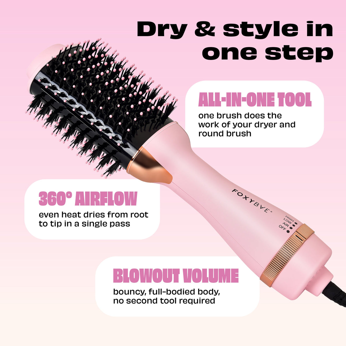 75mm Blush Blow Dryer Brush