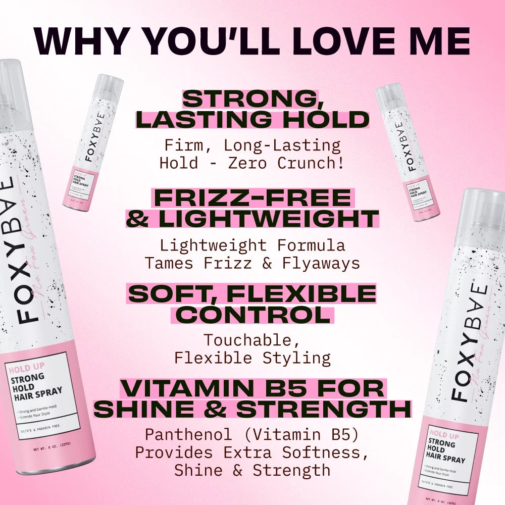 Hold Up Strong Hold Hairspray