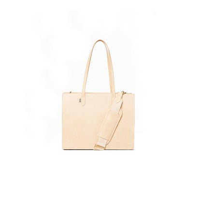 The Work Tote in Beige